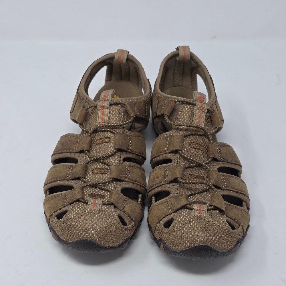 Skechers Outdoor Lifestyle Brown Leather Fisherman Sandals 47837 Womens 7.5